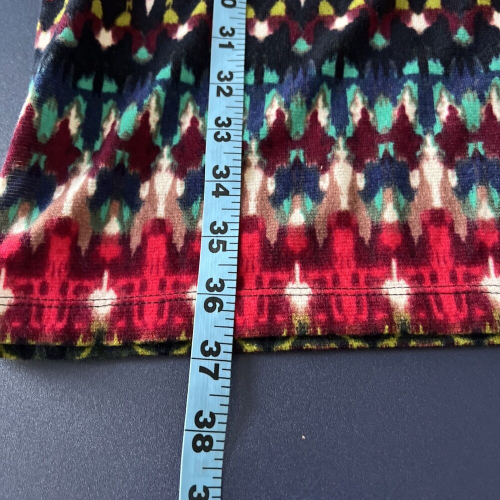 Prelude Women's Multicolor Geometric Tunic Shift Dress L - Picture 7 of 10